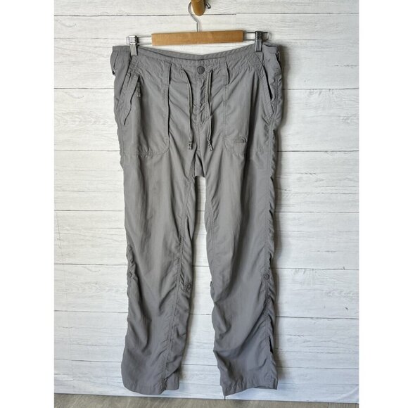 The North Face Pants Womens Size 14 Gray Convertible Roll Tag Legs Drawstring - Picture 1 of 16